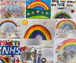 Image of artwork drawn by children of our trust staff 