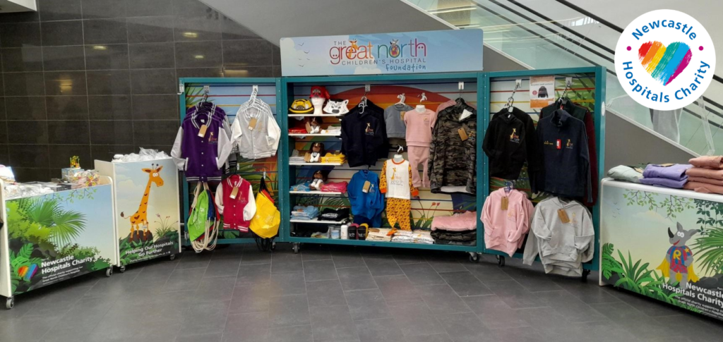 Photo of the GNCH pop up shop at the RVI