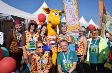 Group of people with medals.