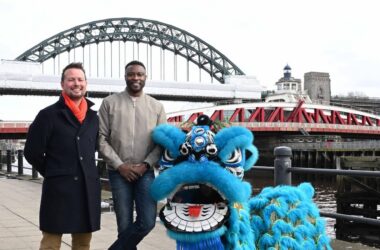Shola Ameobi and Stephen Patterson launch the 2026 NE1 Dragon Boat race's fundraising partnership with the Sir Bobby Robson Foundation