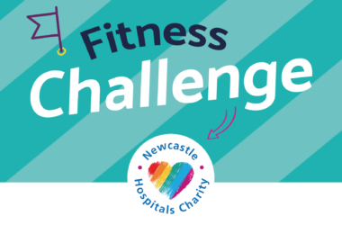 Fitness challenge poster.