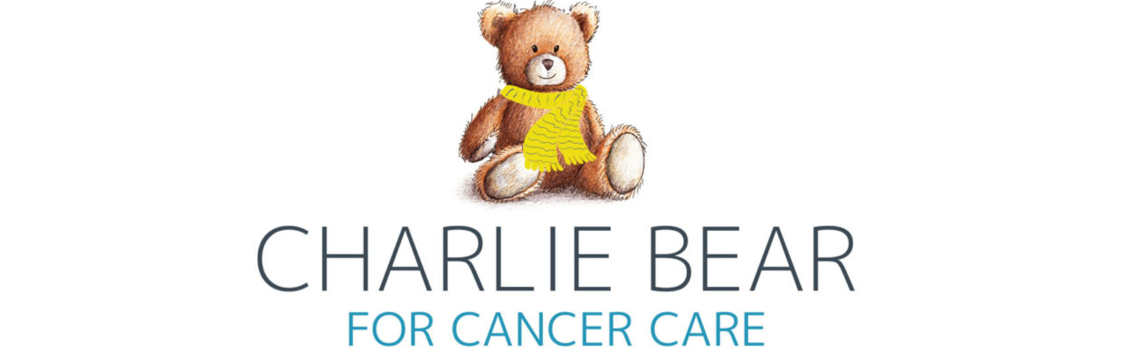 Charlie Bear for cancer care logo.