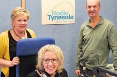 Newcastle Hospitals Charity's visit to Radio Tyneside's studios